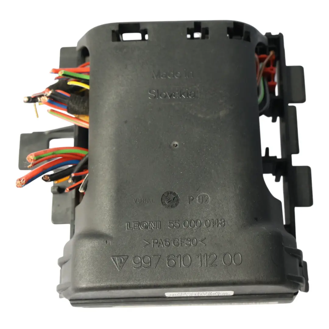 987C Modulo Elettrico Fusibili Scatola Controllo Relè per Porsche Cayman con numero di parte 99761011001 Porsche Cayman 987C Modulo Elettrico Fusibili Scatola Controllo Relè - SKU 99761011001 - Numero di parte 99761011001