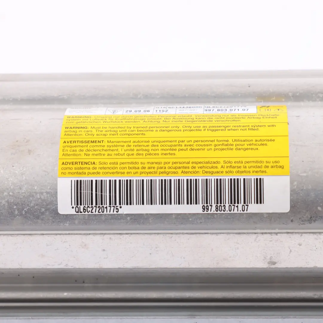 987C Dashboard Air Module Front Passenger Side to Porsche Cayman with Part number 99780307107 Porsche Cayman 987C Dashboard Air Module Front Passenger Side - SKU 99780307107 - Part number 99780307107