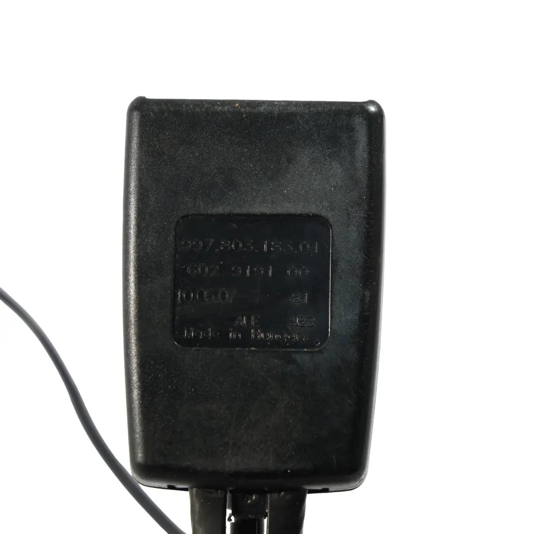 Cinturón Delantero Retención Lado Conductor para Porsche Cayman 987 con número de pieza 99780318301 Porsche Cayman 987 Cinturón Delantero Retención Lado Conductor - SKU 99780318301 - Número de pieza 99780318301