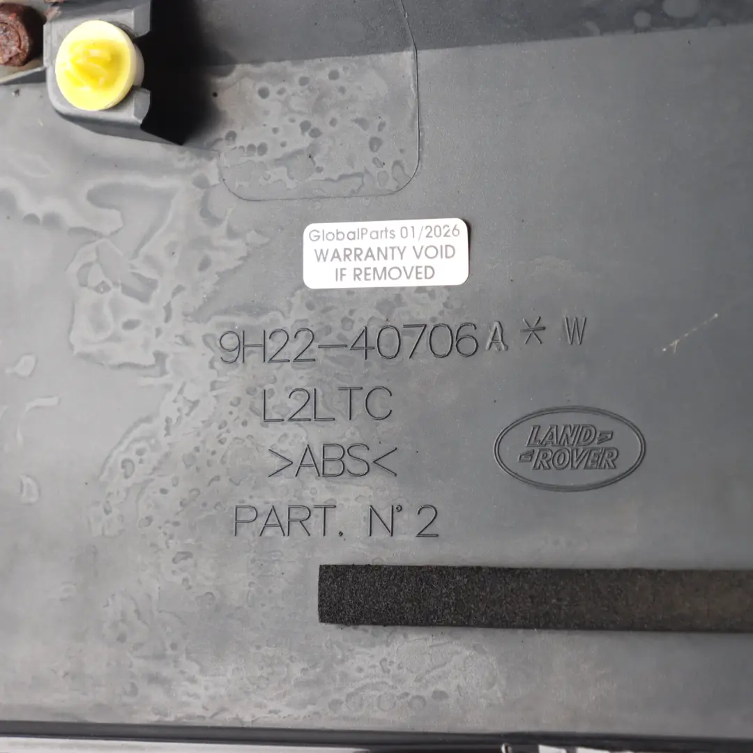 Land Rover Discovery 4 L319 Rear Tailgate Trim Strip Cover Santorini Black - 820 - SKU 9H22-40706-A-SAB - Part number 9H22-40706-A