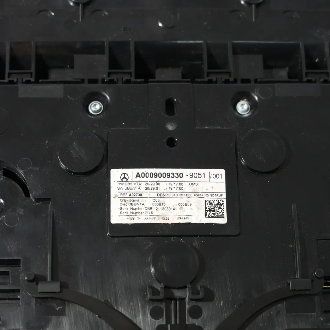 Headliner Courtesy Roof Lightining Console Switch to Mercedes C118 with Part number A0009009330 Mercedes C118 Headliner Courtesy Roof Lightining Console Switch - SKU A0009009330-1 - Part number A0009009330