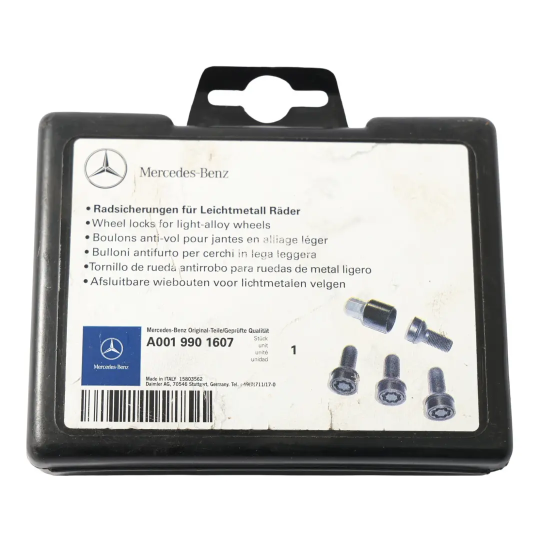 Mercedes W176 W204 W205 Sicher Heits Bolzen Rad Hinten Vorne Satz - SKU A0019901607-2 - Teilenummer A0019901607