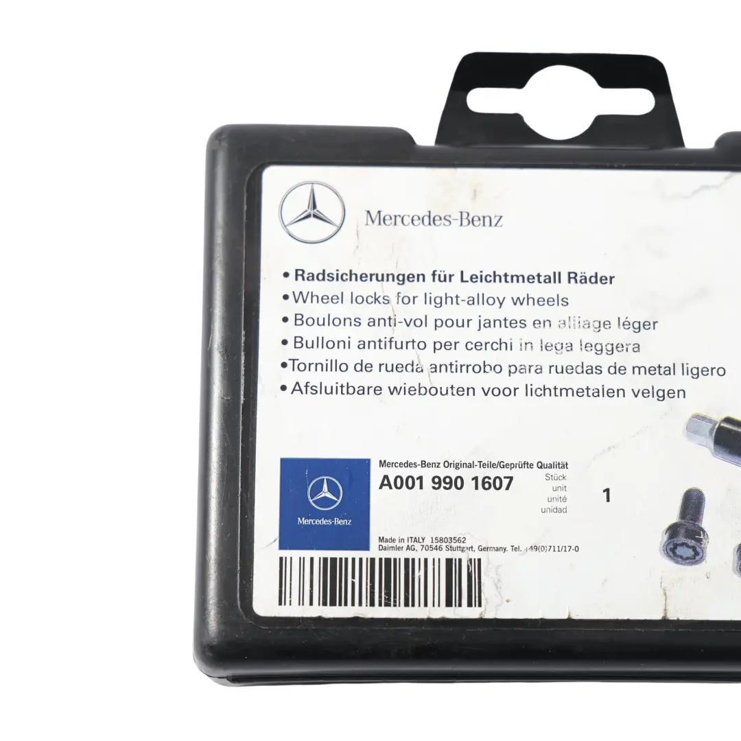 Mercedes W176 W204 W205 Security Bolts Wheel Bolt Rear Front Set - SKU A0019901607-2 - Part number A0019901607