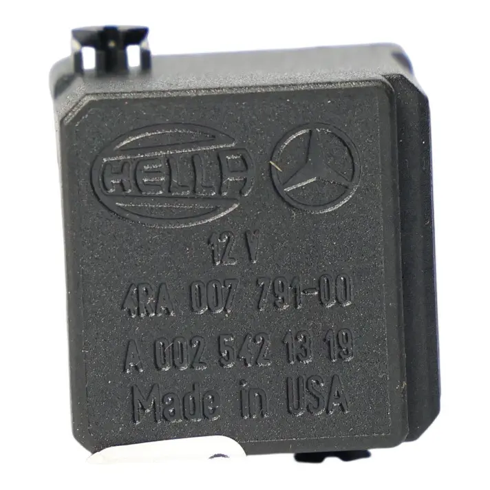 Mercedes W204 Przekaźnik Samochodowy 4-Piny Hella Czarny A0025421319