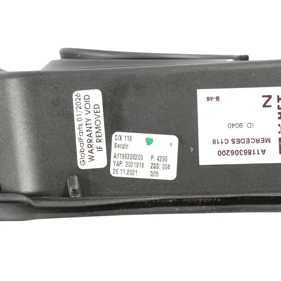 Mercedes CLA C118 Tapón Del Depósito Combustible Pot - SKU A1186306200 - Número de pieza A1186306200