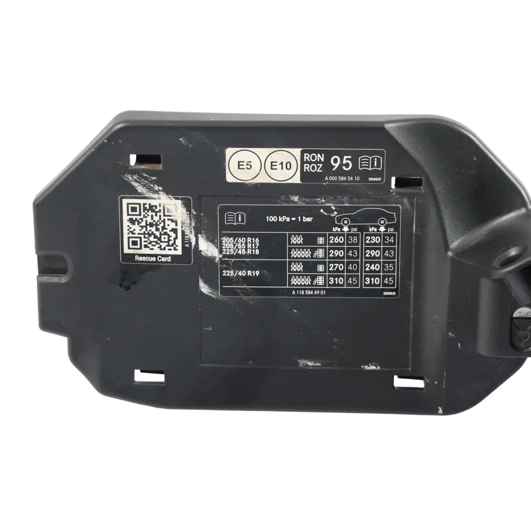 Filler Flap Tank Pot to Mercedes CLA C118 Fuel with Part number A1186306200 Mercedes CLA C118 Fuel Filler Flap Tank Pot - SKU A1186306200 - Part number A1186306200