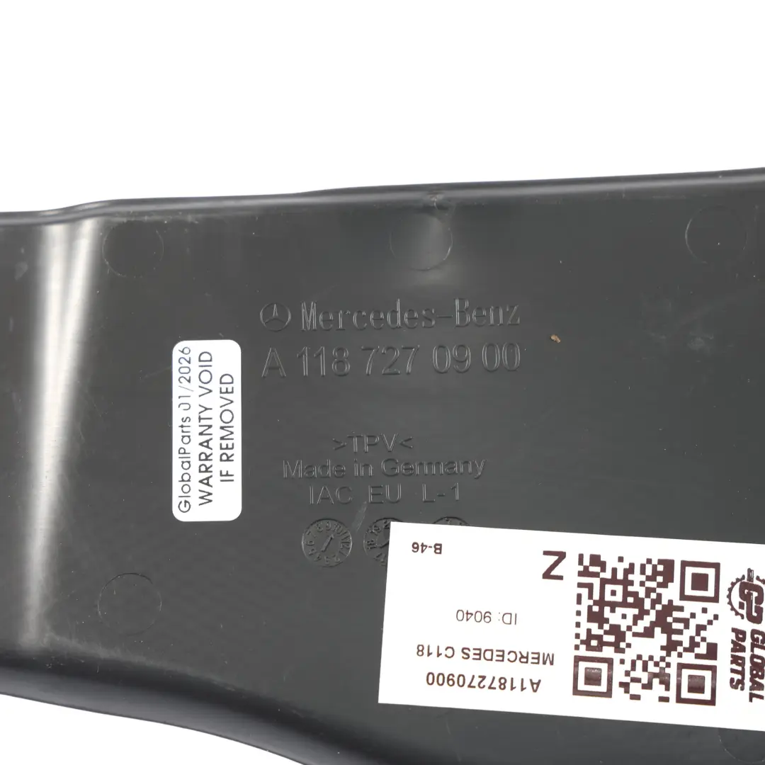 Środek Kieszeni Drzwi Osłona Panel Lewy Przód do Mercedes CLA C118 o numerze A1187270900 Mercedes CLA C118 Środek Kieszeni Drzwi Osłona Panel Lewy Przód - SKU A1187270900 - Numer Części A1187270900