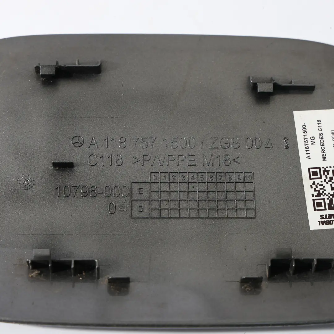 Mercedes C118 Fuel Filler Flap Cap Cover Mountain Grey Metallic 787 A1187571500 - SKU A1187571500-MG - Part number A1187571500-MG