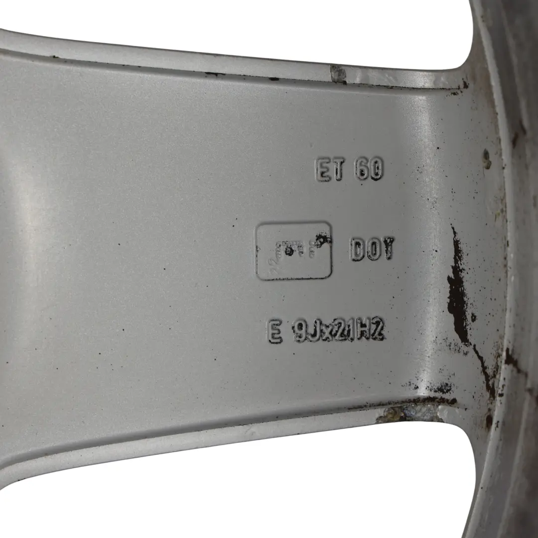 Srebrna Felga Aluminiowa Przód 21" 9J ET60 do Mercedes ML W164 AMG o numerze A1644015202 Mercedes ML W164 AMG Srebrna Felga Aluminiowa Przód 21" 9J ET60 - SKU A1644015202-1 - Numer Części A1644015202