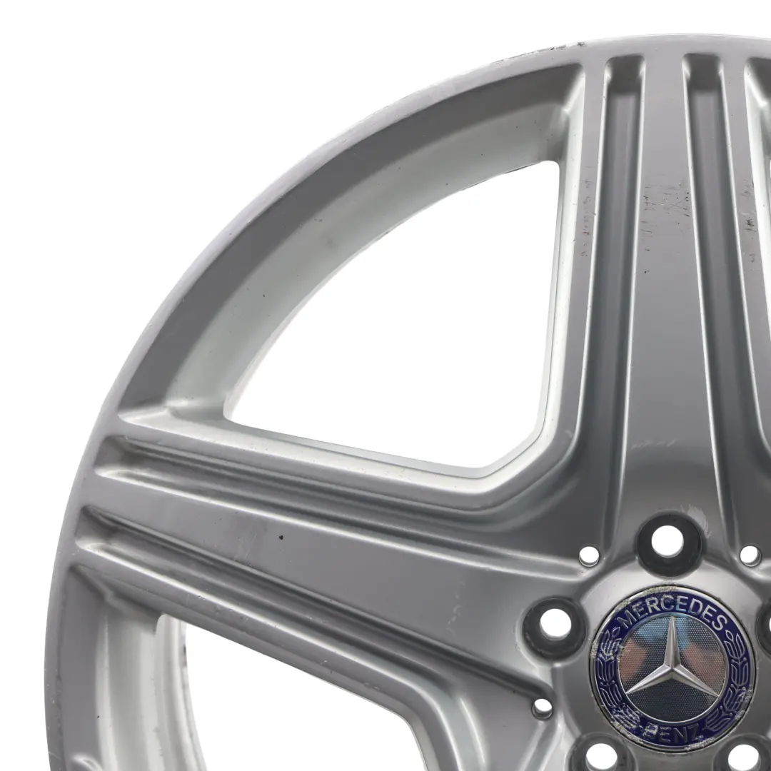 Mercedes ML W164 Silberne AMG Felge 21" 9J ET:48 5-Speichen - SKU A1644015302-1 - Teilenummer A1644015302