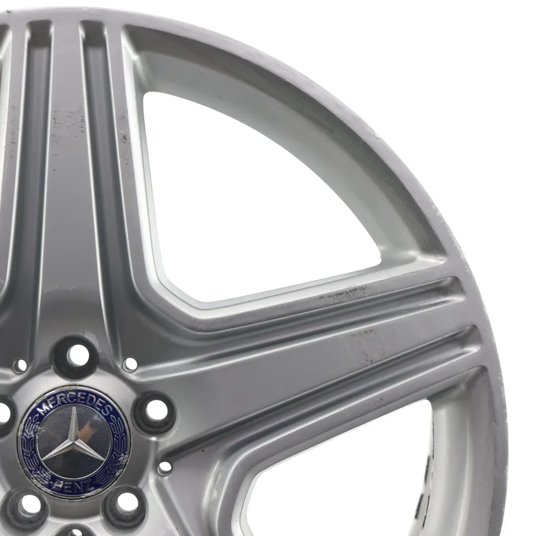 Llanta Aleación Plata AMG 21" 9J ET:48 5 Radios para Mercedes ML W164 con número de pieza A1644015302 Mercedes ML W164 Llanta Aleación Plata AMG 21" 9J ET:48 5 Radios - SKU A1644015302-1 - Número de pieza A1644015302