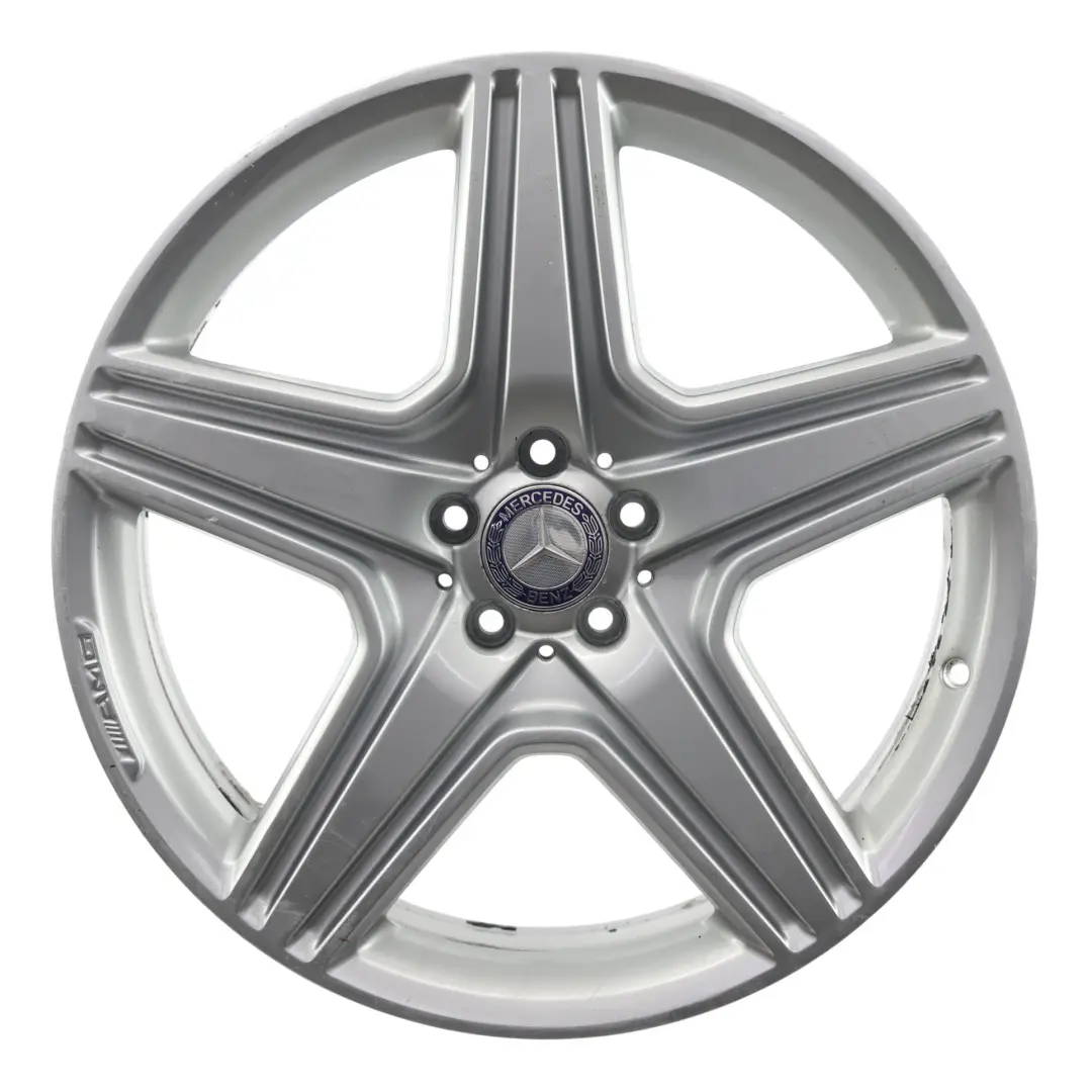 Mercedes ML W164 Silberne AMG Felge 21" 9J ET:48 5-Speichen - SKU A1644015302-2 - Teilenummer A1644015302