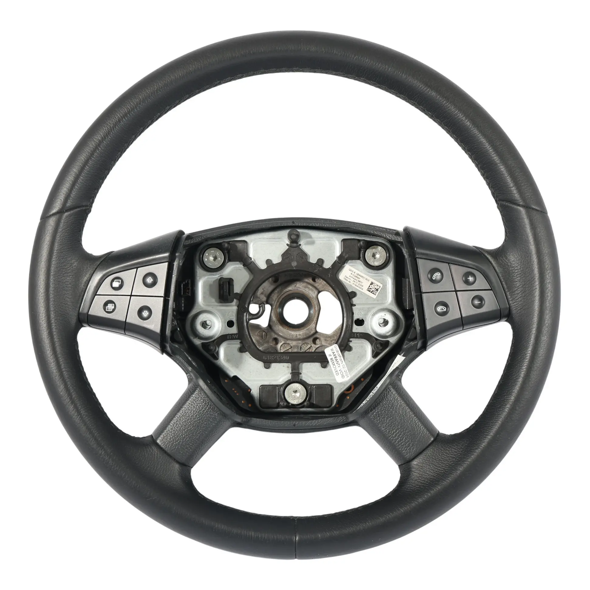 Mercedes-Benz B-Class W245 Black Leather Steering Wheel Multifunction