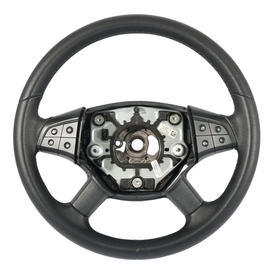 Mercedes-Benz B-Class W245 Black Leather Steering Wheel Multifunction to with Part number A1644601403 Mercedes-Benz B-Class W245 Black Leather Steering Wheel Multifunction - SKU A1644601403 - Part number A1644601403