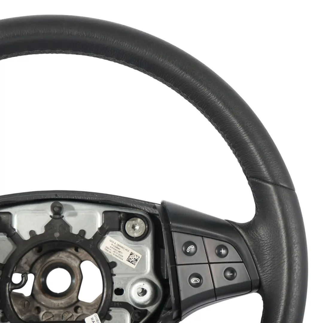 Mercedes-Benz B-Class W245 Black Leather Steering Wheel Multifunction to with Part number A1644601403 Mercedes-Benz B-Class W245 Black Leather Steering Wheel Multifunction - SKU A1644601403 - Part number A1644601403