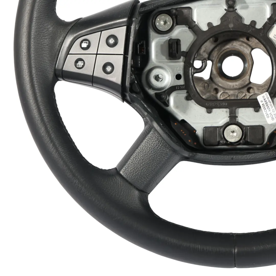 Mercedes-Benz B-Class W245 Black Leather Steering Wheel Multifunction to with Part number A1644601403 Mercedes-Benz B-Class W245 Black Leather Steering Wheel Multifunction - SKU A1644601403 - Part number A1644601403
