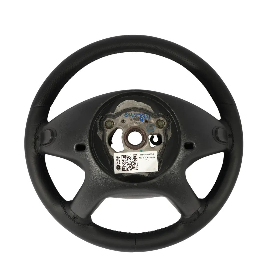 Kierownica NOWA Czarna Skóra do Mercedes ML W164 o numerze A1644605103 Mercedes ML W164 Kierownica NOWA Czarna Skóra - SKU A1644605103-1 - Numer Części A1644605103