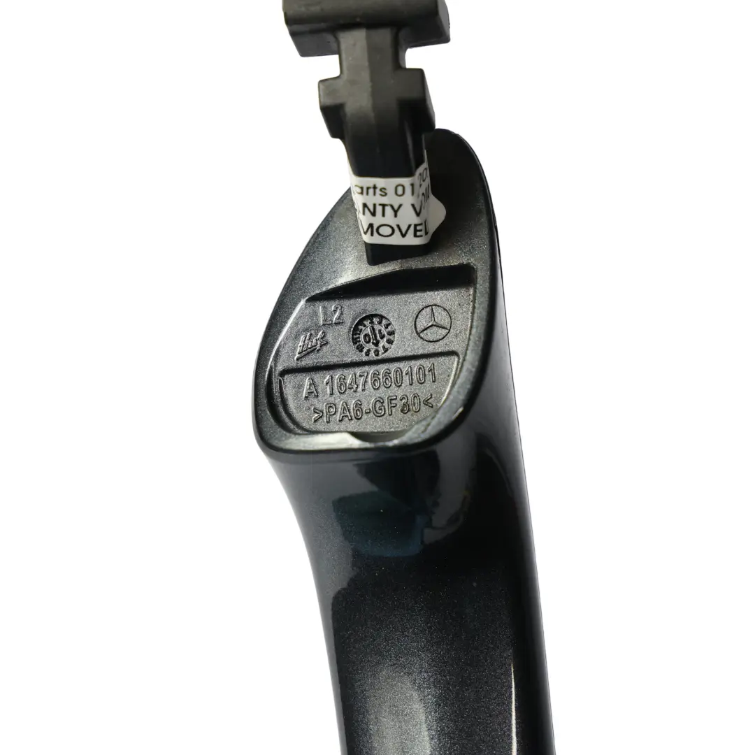 Mercedes W164 W251 Tirador Puerta Trasera Izquierda Gris Tenorita - 755 - SKU A1647660101-TNG - Número de pieza A1647660101