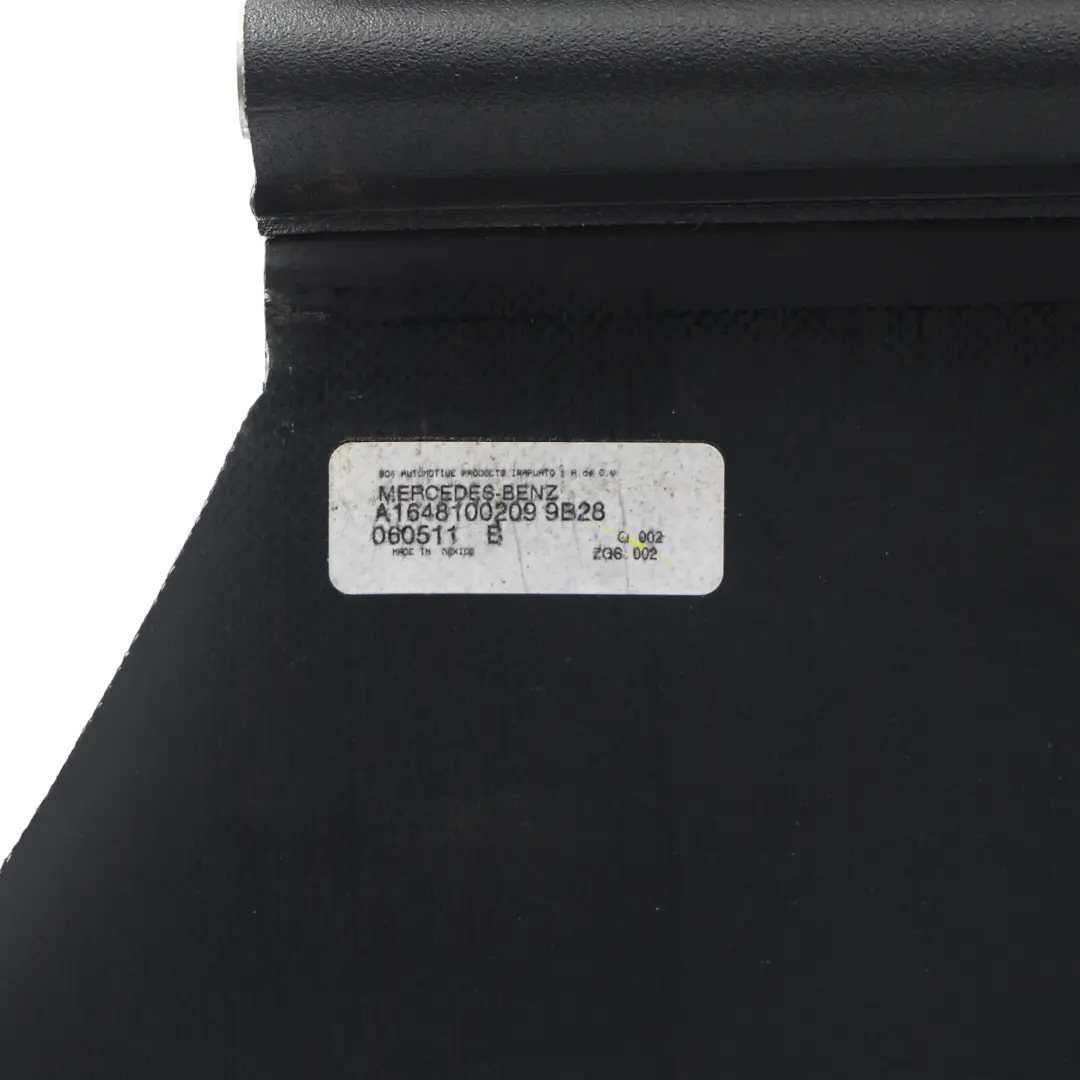 Baule Posteriore Copertura A Rullo Ripiano Dei Pacchi per Mercedes W164 con numero di parte A1648100209 Mercedes W164 Baule Posteriore Copertura A Rullo Ripiano Dei Pacchi - SKU A1648100209-2 - Numero di parte A1648100209