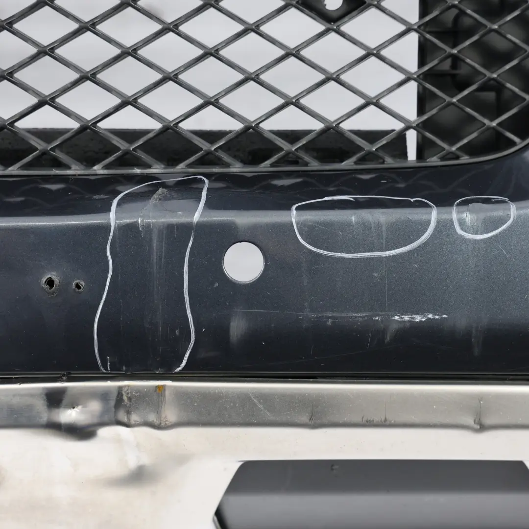 Front Bumper Sport Trim Parktronic Tenorite Grey Metallic - 755 to Mercedes ML W164 with Part number A1648803240 Mercedes ML W164 Front Bumper Sport Trim Parktronic Tenorite Grey Metallic - 755 - SKU A1648803240-TNG - Part number A1648803240