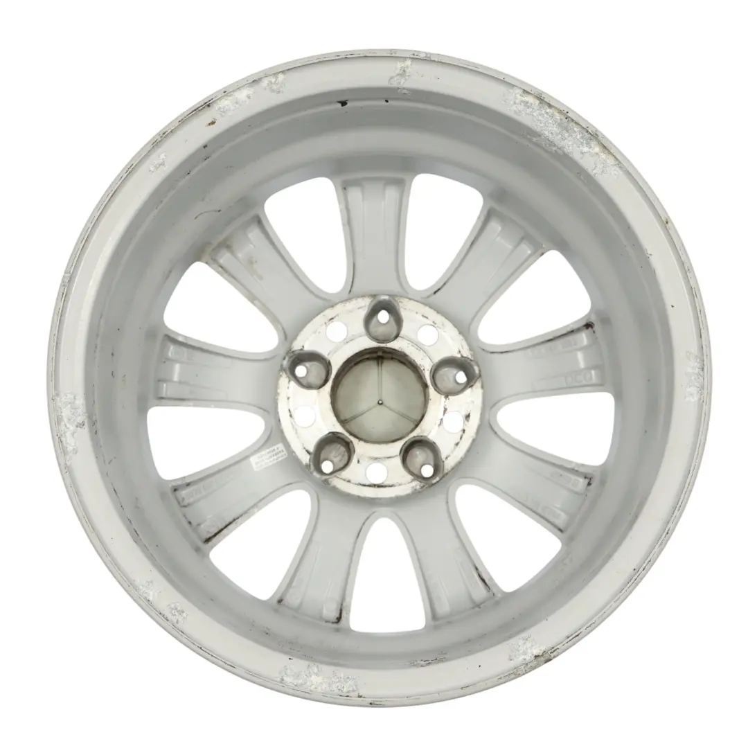 Llanta de aleación plateada Mercedes W169 15" ET:44 6J para con número de pieza A1694010002 Llanta de aleación plateada Mercedes W169 15" ET:44 6J - SKU A1694010002-1 - Número de pieza A1694010002