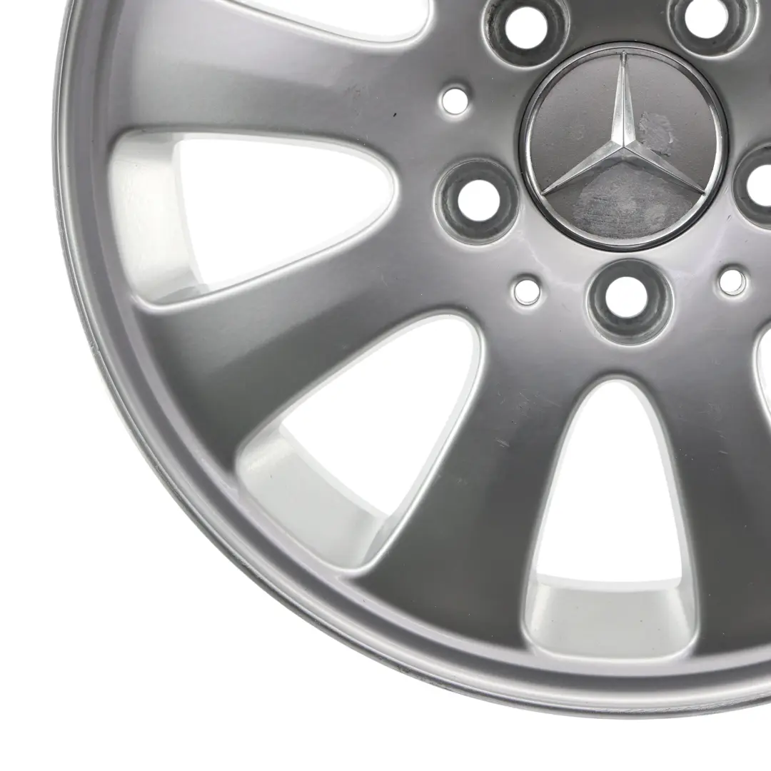 Alloy Wheel Rim 15" ET:44 6J to Mercedes W169 Silver with Part number A1694010002 Mercedes W169 Silver Alloy Wheel Rim 15" ET:44 6J - SKU A1694010002-1 - Part number A1694010002