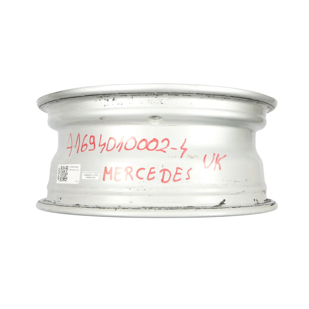 Rim Alloy Silver 15" 6J ET:44 to Mercedes W169 Wheel with Part number A1694010002 Mercedes W169 Wheel Rim Alloy Silver 15" 6J ET:44 - SKU A1694010002-4 - Part number A1694010002