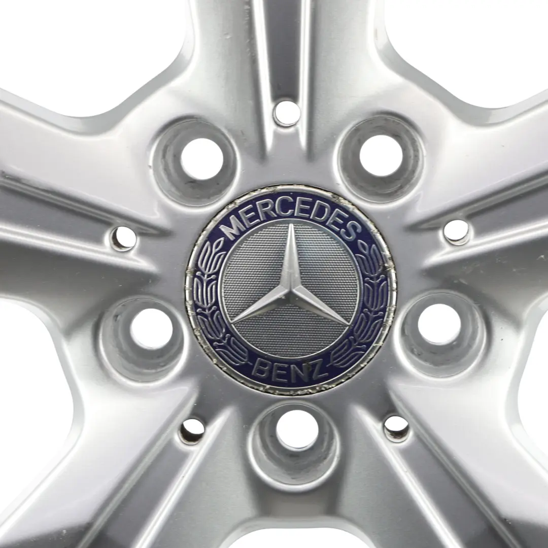 Mercedes W169 W245 Silver Alloy Wheel Rim 16" 6J ET:46 - SKU A1694012202-2 - Part number A1694012202