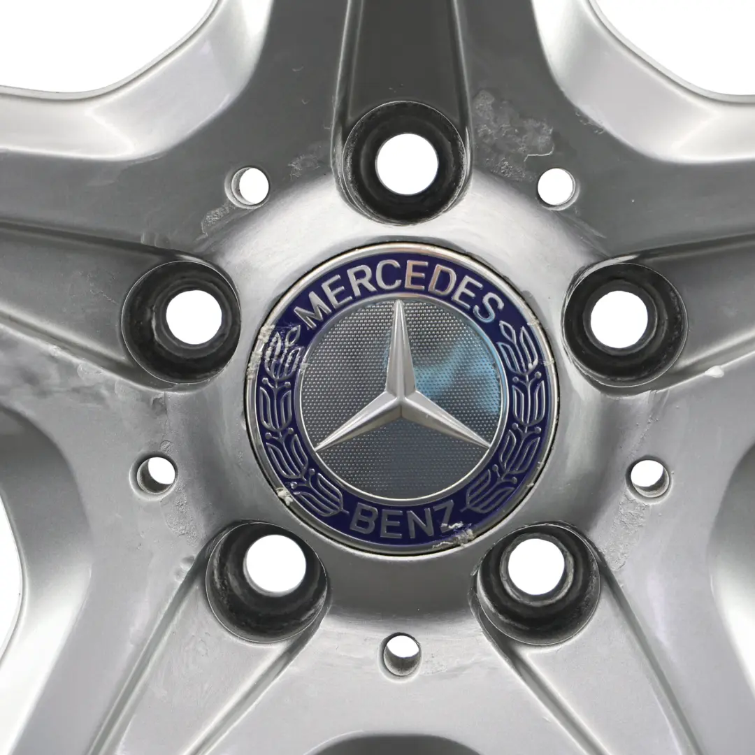 Mercedes SLK R172 AMG Llanta de aleación delantera plateada 18" 7,5J - SKU A1724012602-1 - Número de pieza A1724012602