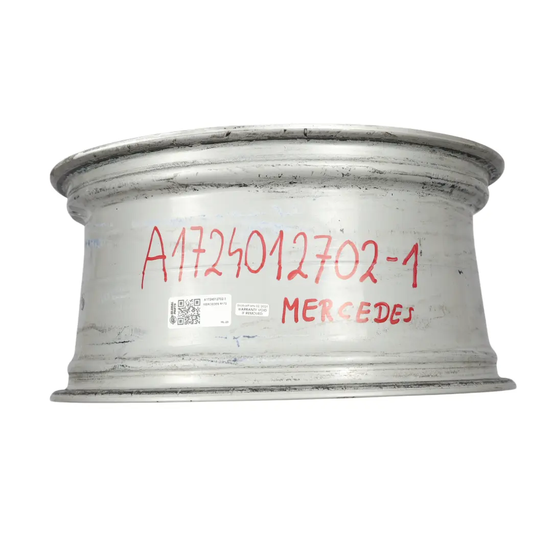 Mercedes R172 Jante arrière alliage argenté 18" ET:36 8,5J 5 Spoke - SKU A1724012702-1 - Numéro de pièce A1724012702