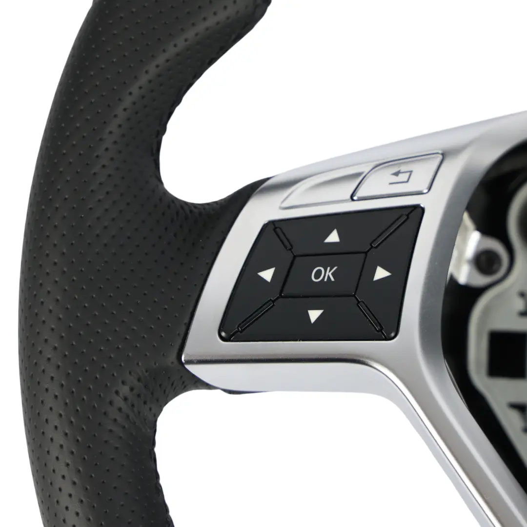 Steering Wheel NEW Leather Multifunction to Mercedes W176 W204 C117 with Part number A1724601603 Mercedes W176 W204 C117 Steering Wheel NEW Leather Multifunction - SKU A1724601603-2 - Part number A1724601603