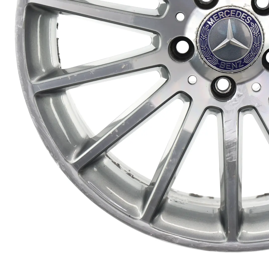 Alloy Rim 18" 14 Spoke ET:52 7.5J to Mercedes W176 AMG Wheel with Part number A1764010200 Mercedes W176 AMG Wheel Alloy Rim 18" 14 Spoke ET:52 7.5J - SKU A1764010200-3 - Part number A1764010200