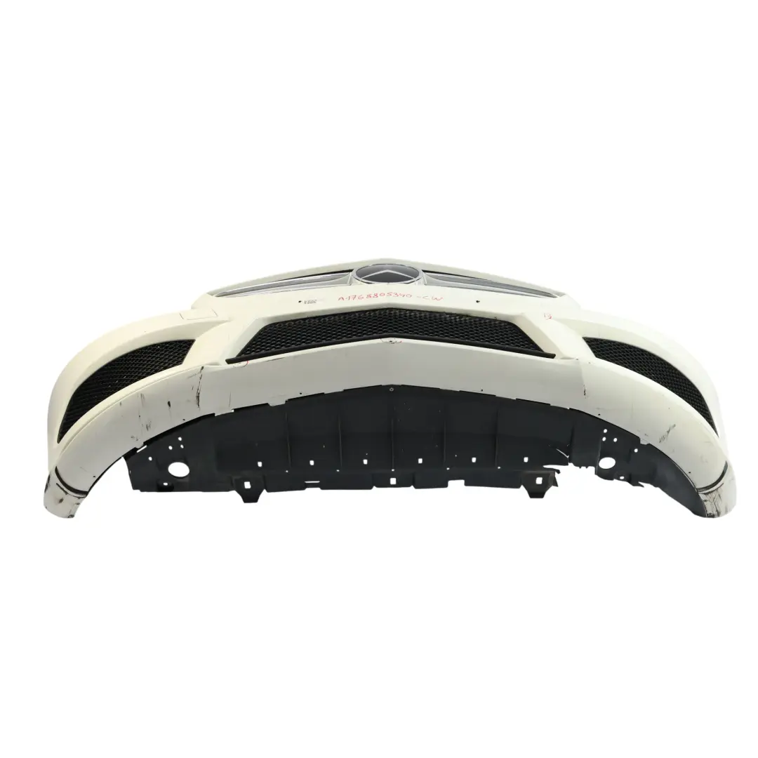 Zderzak Przedni AMG Calcite White Biały - 650 do Mercedes W176 o numerze A1768805340 Mercedes W176 Zderzak Przedni AMG Calcite White Biały - 650 - SKU A1768805340-CW - Numer Części A1768805340