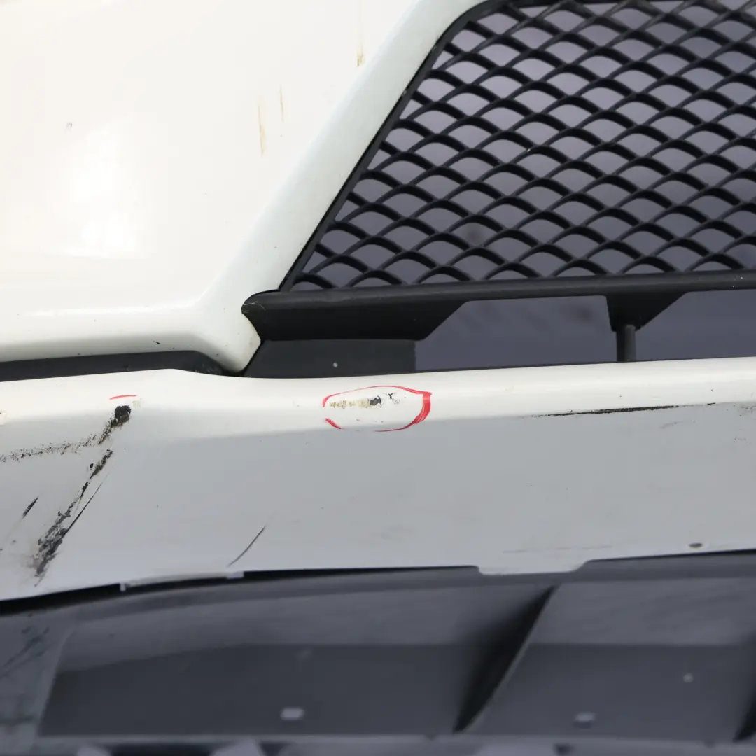 Front Bumper AMG Trim Panel Cover Calcite White - 650 to Mercedes W176 with Part number A1768805340 Mercedes W176 Front Bumper AMG Trim Panel Cover Calcite White - 650 - SKU A1768805340-CW - Part number A1768805340