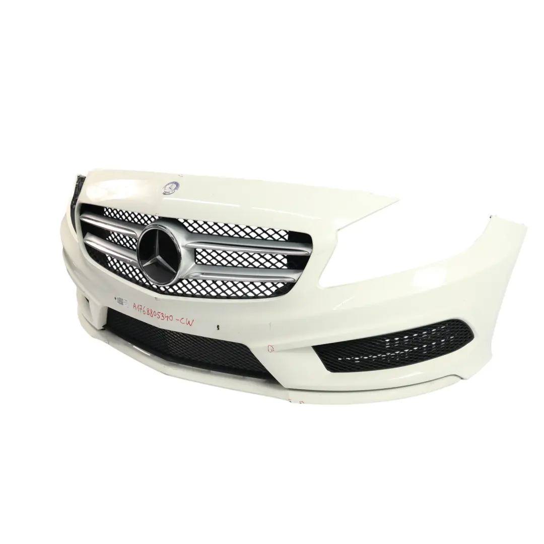 Zderzak Przedni AMG Calcite White Biały - 650 do Mercedes W176 o numerze A1768805340 Mercedes W176 Zderzak Przedni AMG Calcite White Biały - 650 - SKU A1768805340-CW - Numer Części A1768805340