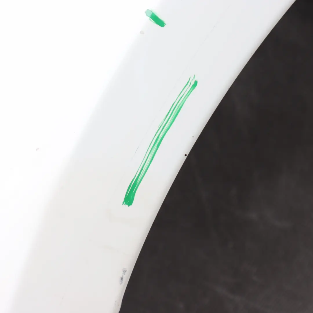 Wing Fender Side Panel Front Left N/S Cover Calcite White - 650 to Mercedes W176 with Part number A1768810101 Mercedes W176 Wing Fender Side Panel Front Left N/S Cover Calcite White - 650 - SKU A1768810101-CW - Part number A1768810101