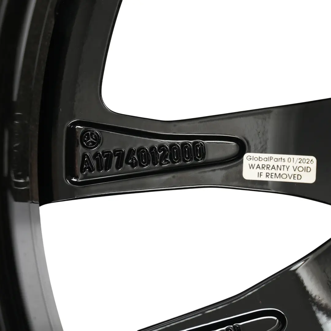 Felge Leichtmetall 19" 8J ET:40 für Mercedes W177 V177 AMG mit Teilenummer A1774012000 Mercedes W177 V177 AMG Felge Leichtmetall 19" 8J ET:40 - SKU A1774012000 - Teilenummer A1774012000