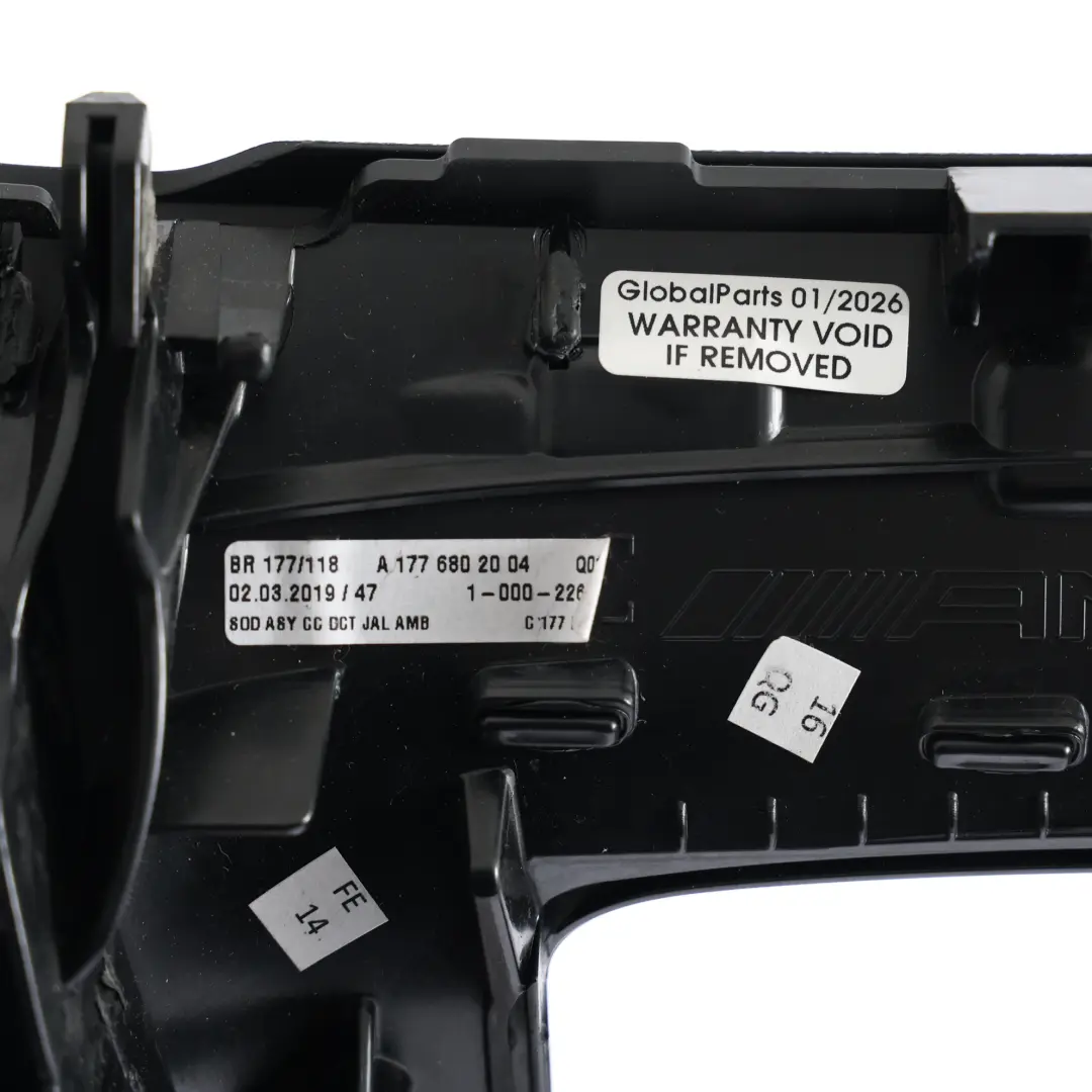 Centre Console Trim Gear Surround Frame to Mercedes W177 Cover with Part number A1776802004 Mercedes W177 Cover Centre Console Trim Gear Surround Frame - SKU A1776802004-1 - Part number A1776802004