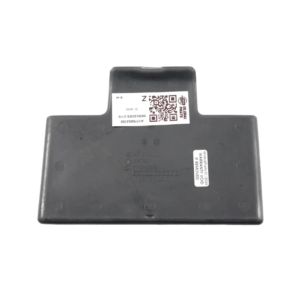 Tappetino Gomma Vano Portaoggetti Console Centrale per Mercedes C118 con numero di parte A1776892100 Mercedes C118 Tappetino Gomma Vano Portaoggetti Console Centrale - SKU A1776892100 - Numero di parte A1776892100