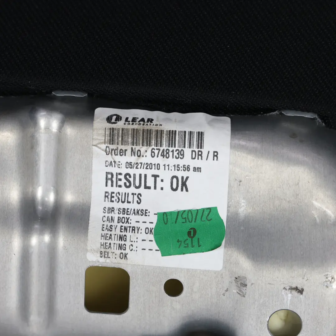 Mercedes CL203 Vordersitz Basis Abdeckung Links Rechts Grau Kunstleder - SKU A2039104792-3 - Teilenummer A2039104792