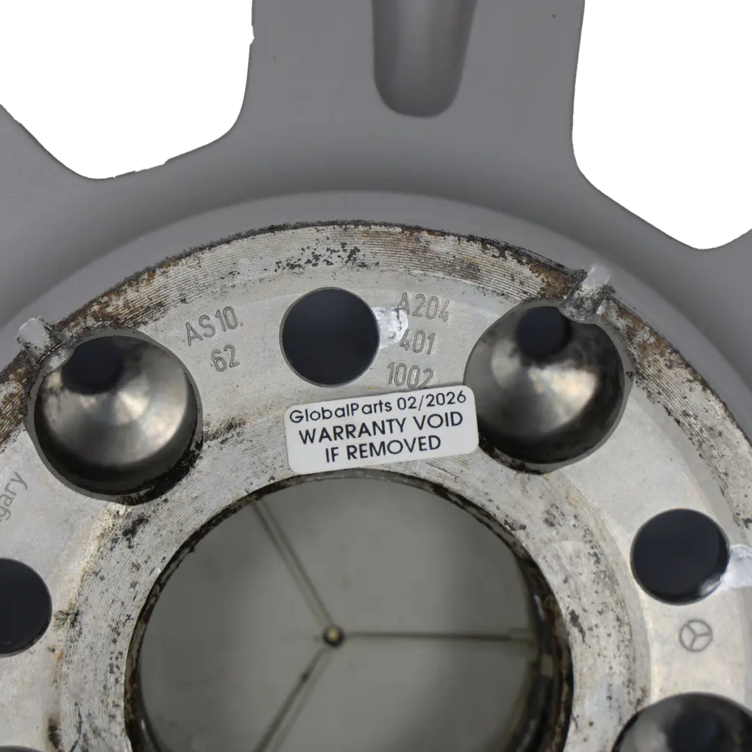 Alloy Wheel Rim 7 Spoke 16" 6J ET:39 to Mercedes W204 Silver with Part number A2044011002 Mercedes W204 Silver Alloy Wheel Rim 7 Spoke 16" 6J ET:39 - SKU A2044011002-2 - Part number A2044011002