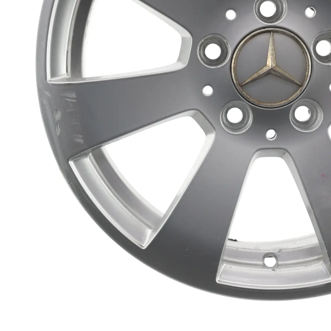 Mercedes W204 Cerchio in lega argento 7 razze 16" 6J ET:39 - SKU A2044011002-2 - Numero di parte A2044011002