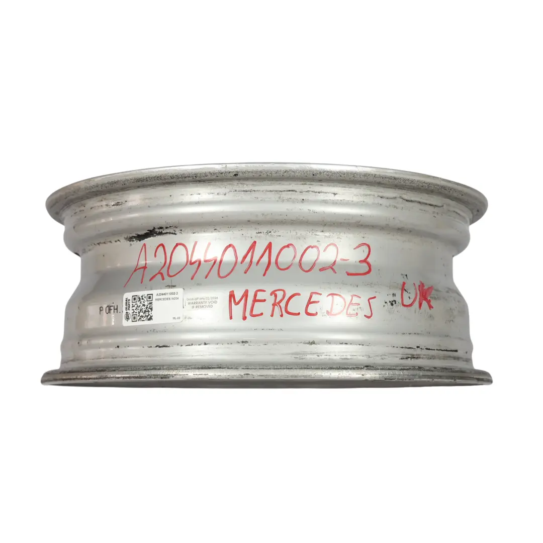 Alloy Wheel Rim 7 Spoke 16" 6J ET:39 to Mercedes W204 Silver with Part number A2044011002 Mercedes W204 Silver Alloy Wheel Rim 7 Spoke 16" 6J ET:39 - SKU A2044011002-3 - Part number A2044011002