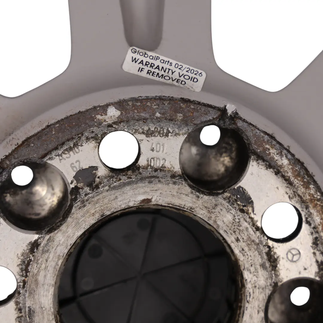 Alloy Wheel Rim 7 Spoke 16" 6J ET:39 to Mercedes W204 Silver with Part number A2044011002 Mercedes W204 Silver Alloy Wheel Rim 7 Spoke 16" 6J ET:39 - SKU A2044011002-3 - Part number A2044011002