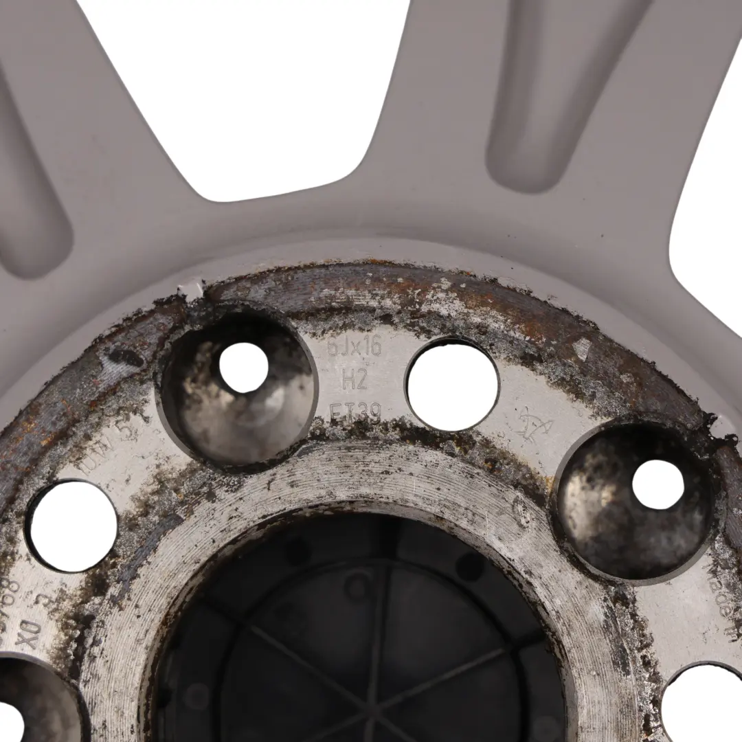 Mercedes W204 Silver Alloy Wheel Rim 7 Spoke 16" 6J ET:39 - SKU A2044011002-3 - Part number A2044011002