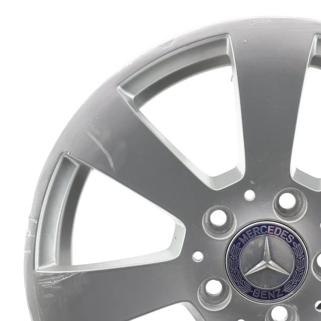 Alloy Wheel Rim 7 Spoke 16" 6J ET:39 to Mercedes W204 Silver with Part number A2044011002 Mercedes W204 Silver Alloy Wheel Rim 7 Spoke 16" 6J ET:39 - SKU A2044011002-3 - Part number A2044011002