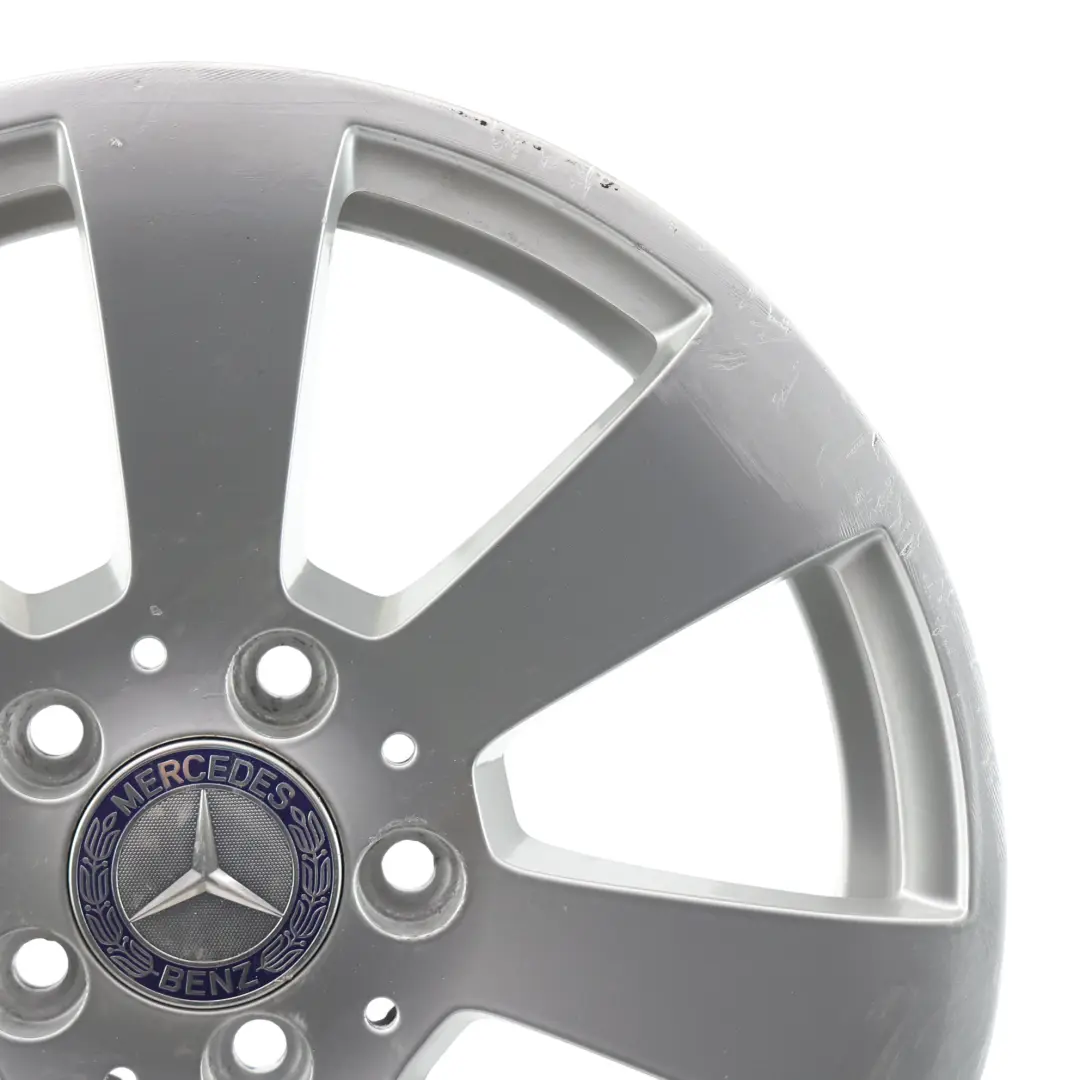 Mercedes W204 Silver Alloy Wheel Rim 7 Spoke 16" 6J ET:39 - SKU A2044011002-3 - Part number A2044011002