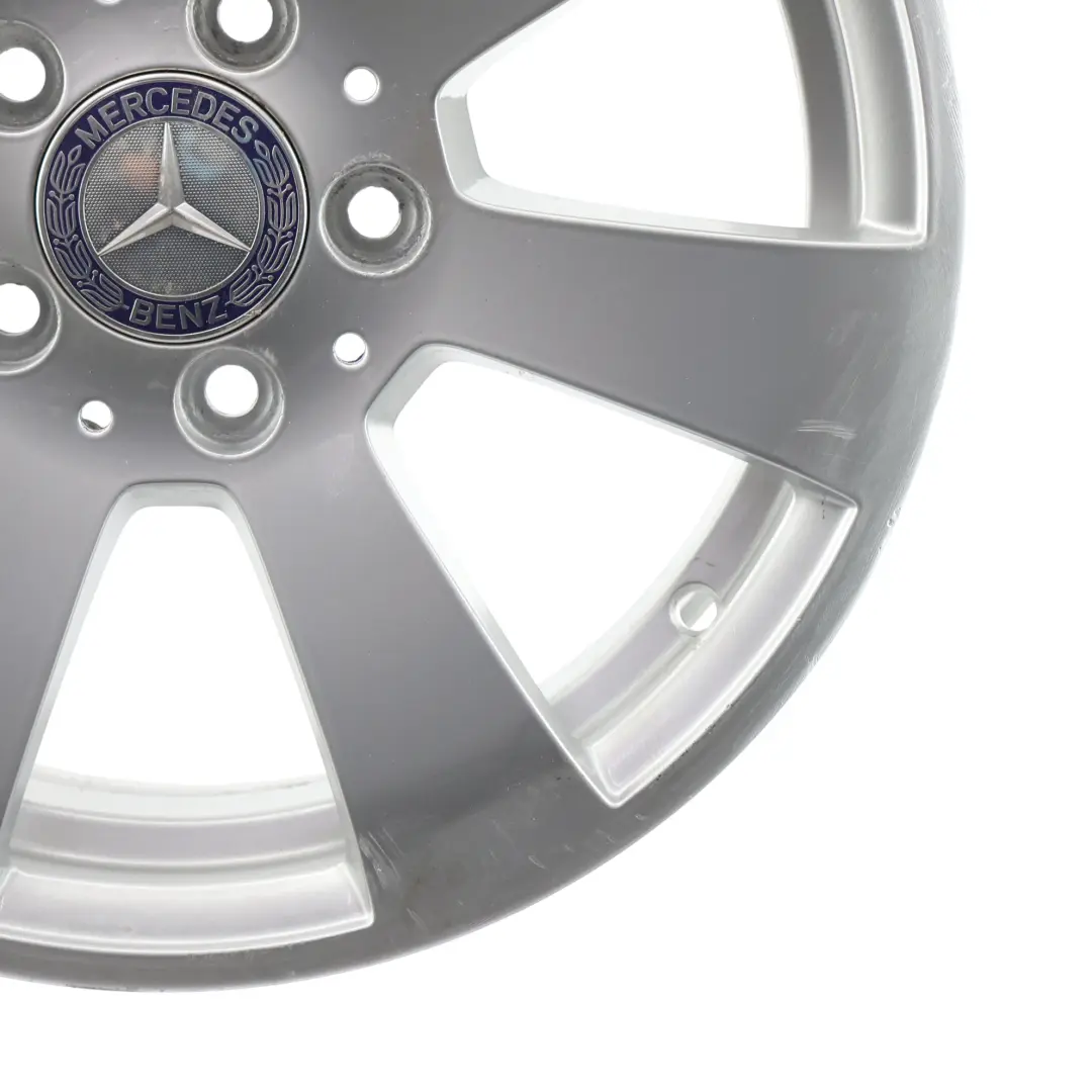 Alloy Wheel Rim 7 Spoke 16" 6J ET:39 to Mercedes W204 Silver with Part number A2044011002 Mercedes W204 Silver Alloy Wheel Rim 7 Spoke 16" 6J ET:39 - SKU A2044011002-3 - Part number A2044011002