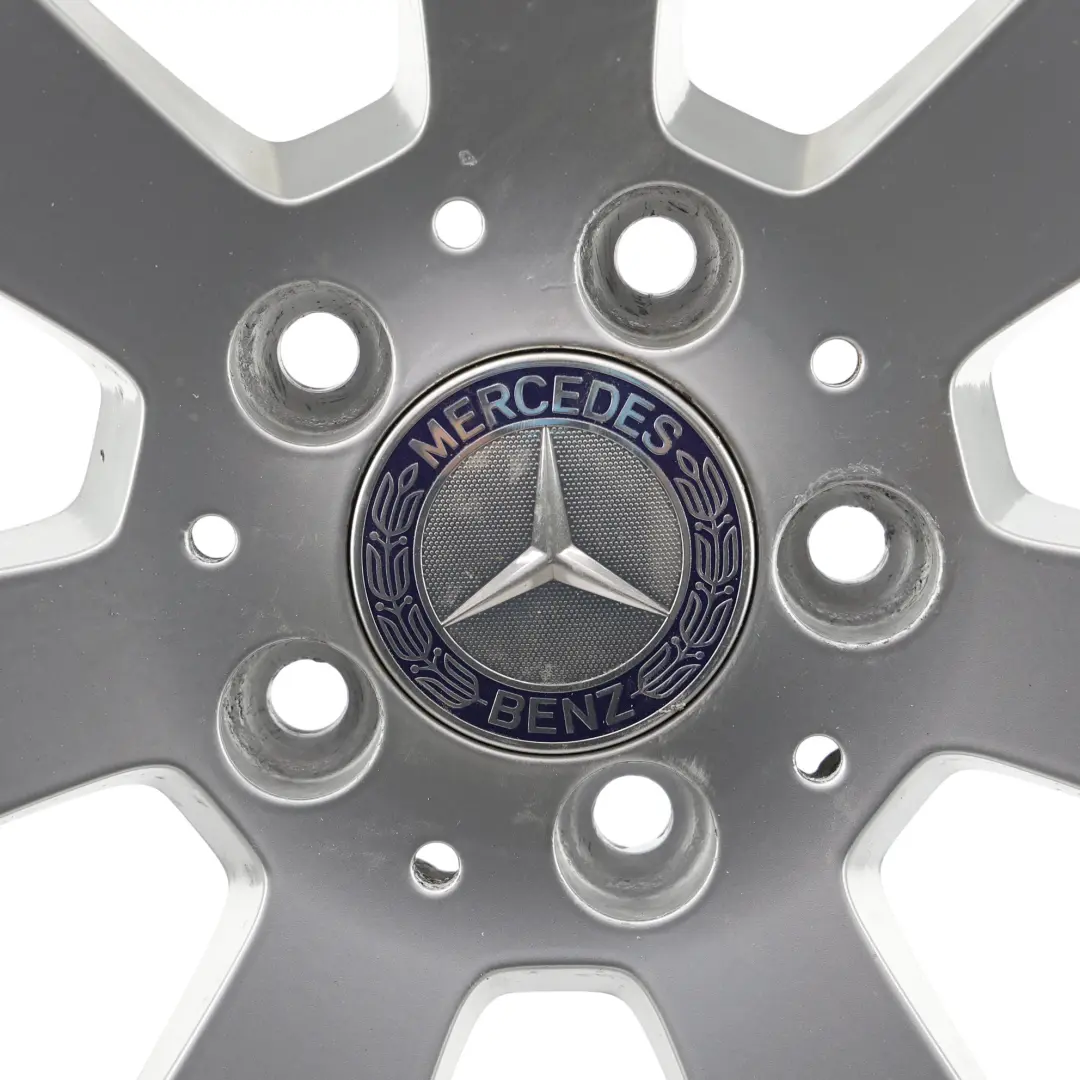 Alloy Wheel Rim 7 Spoke 16" 6J ET:39 to Mercedes W204 Silver with Part number A2044011002 Mercedes W204 Silver Alloy Wheel Rim 7 Spoke 16" 6J ET:39 - SKU A2044011002-3 - Part number A2044011002