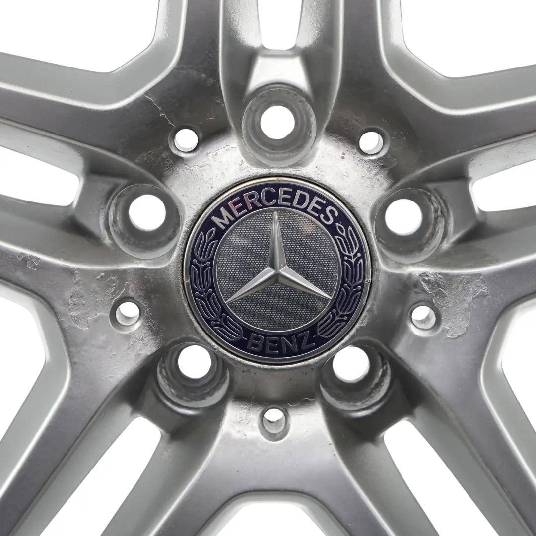 Mercedes W204 AMG llanta trasera de aleación de plata 17 "8.5J ET:58 - SKU A2044019702-1 - Número de pieza A2044019702